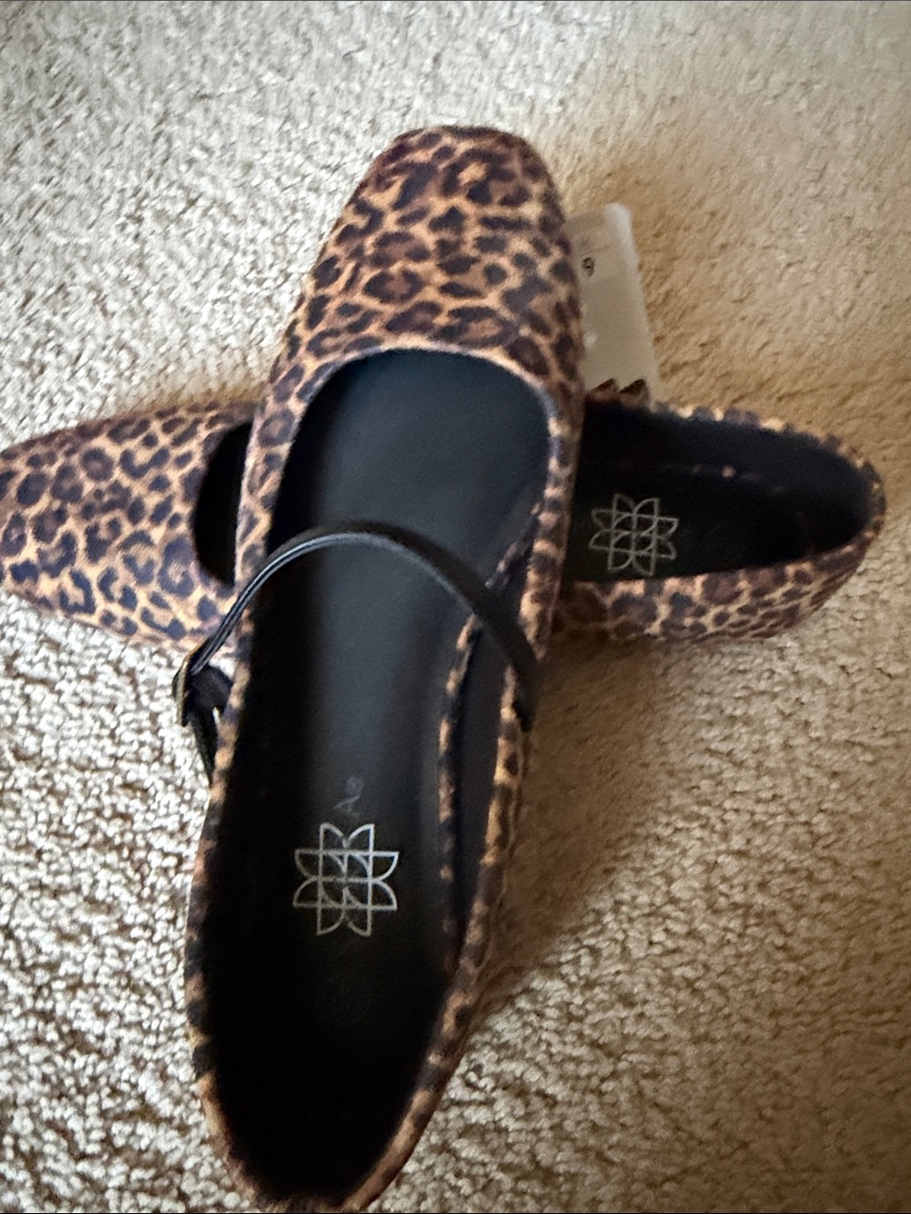 Serra Black Ladies Mary Jane Flats